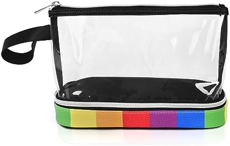 41lxvxpcuxl. ac .jpg BUTLERBELL Transparenter Kulturbeutel | Bliktdicht | Reisegepäck-Damen & Herren (Schwarz) | Flüssigkeiten transportieren