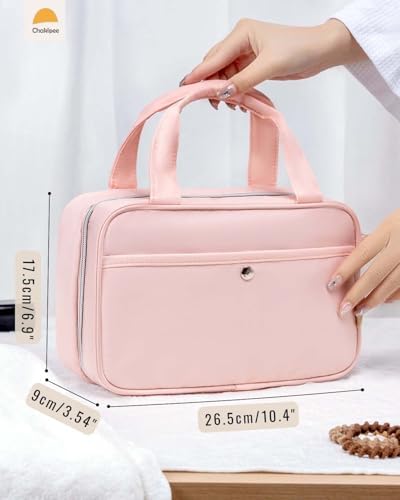 41mc2pbazwl. ac .jpg Chakipee Wasserdichte Reisekulturbeutel zum Aufhängen für Damen – Leichte Waschtasche mit Klarfenster, Ideal für Make-up