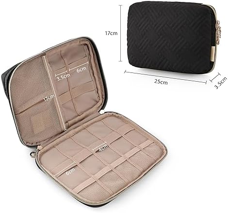 41mhin1vfwl. ac 2.jpg bagsmart Elektroniktasche, Powerbank und USB-Sticks, Reisefremden, Flugzeug, moderne Design, 2-Schwarz