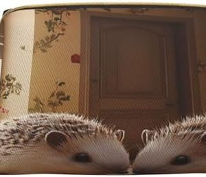 YVNKHKU Make-up-Tasche für Damen - Reise-Organizer & Hautpflege mit Showe-Pinsel, großes Zubehör-Fach & opulenter Design