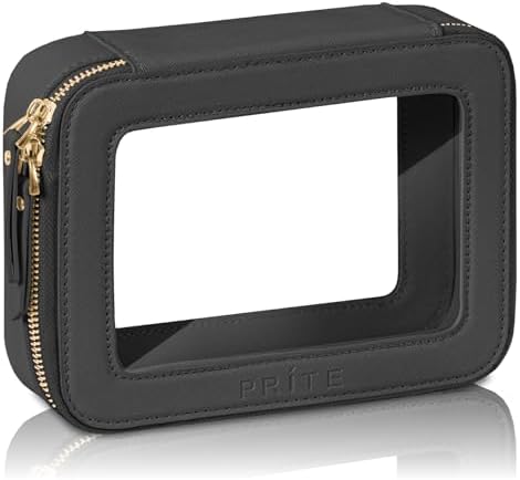 41ot8ro9xtl. ac .jpg Prite Transparent Kosmetiktasche Durchsichtig Kulturtasche Damen Reise Organizer Wasserdicht Auto Organizer