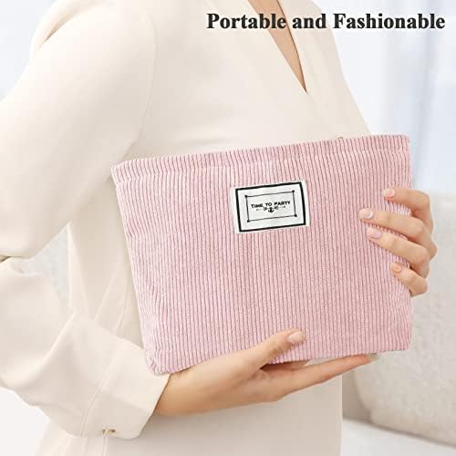 41pbguipjnl. ac .jpg Yosemy Multifunktional Kosmetiktasche Waschtasche für Damen | Yosemy Khaki Cord-Kosmetiktasche zur Reise | Yosemy Multi