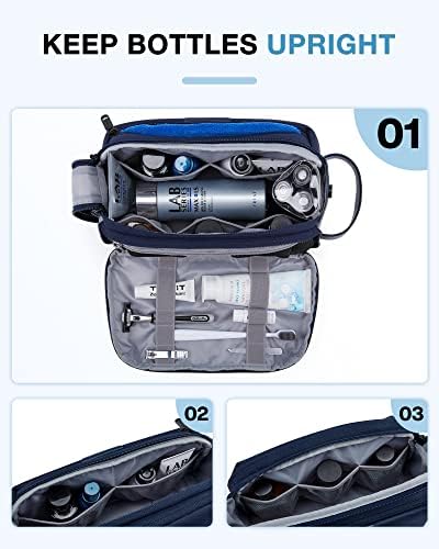 41pnxn41lpl. ac .jpg Bagsmart Kulturbeutel für Herren Reise Kulturtasche Schwarz