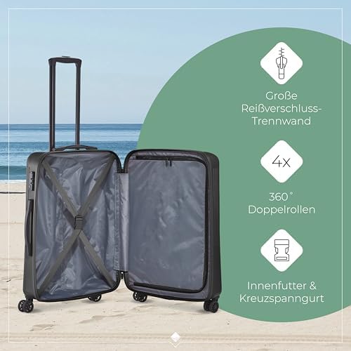 41pxt8bnpal. ac .jpg Travelite Beautycase Hartschale Handgepäck, 36 cm, 17 Liter - Kosmetikkoffer mit Organizer- und Aufsteckfunktion für Rei