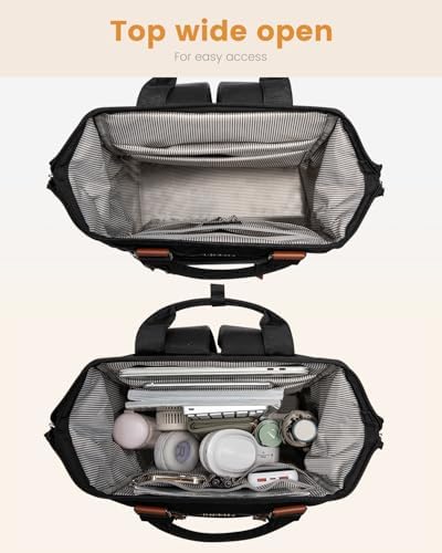 41qj5i53hml. ac .jpg LOVEVOOK Damen Wasserdicht Schulrucksack Schwarzujetzt shoppen! OEKO-TEX STANDARD 100