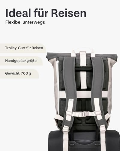 41qojiqei8l. ac .jpg Johnny Urban Rucksack Damen und Herren - Allen Medium - Wasserabweisend - Mit Laptopfach für Uni, Fahrrad und Business -