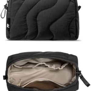 tomtoc Gesteppte Kabeltasche für Elektronik Organizer Tasche, Wasserresistent und praktisch für Handy, Netzteil, Powerba