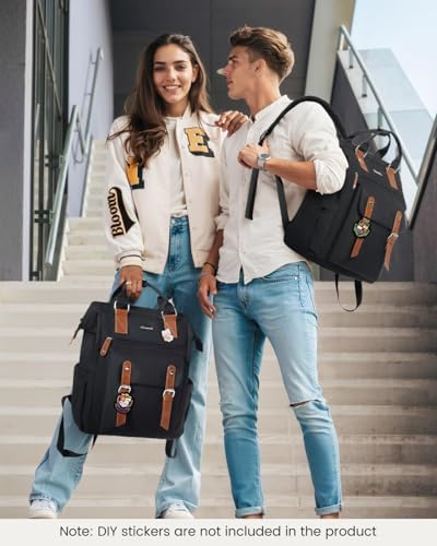 41qoi5y6ikl. ac .jpg LOVEVOOK Damen Wasserdicht Schulrucksack Schwarzujetzt shoppen! OEKO-TEX STANDARD 100