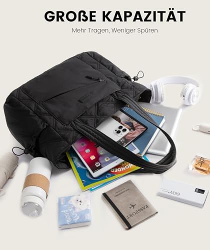 41qrhv0aoel. ac .jpg LOVEVOOK Große Arbeitstasche für Damen mit Laptoptasche und Bürotasche OEKO-TEX STANDARD 100 Reise-Re Modelo LOVEVOOK Le