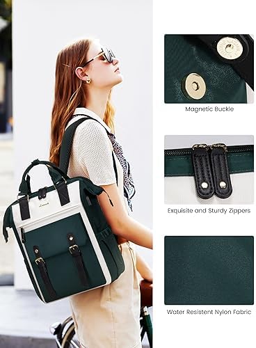 41qx4uuyhl. ac .jpg LOVEVOOK Damen Wasserdicht Schulrucksack Schwarzujetzt shoppen! OEKO-TEX STANDARD 100