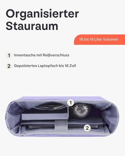 41rv2 w0xml. ac .jpg Johnny Urban Rucksack Damen und Herren - Allen Medium - Wasserabweisend - Mit Laptopfach für Uni, Fahrrad und Business -