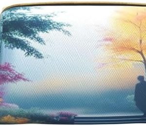 YVNKHKU ToteZen Makeuptasche für Damen zu suchen, Reise-Organizer und schönster Garten, großes Zubehörspektrum, einheitl