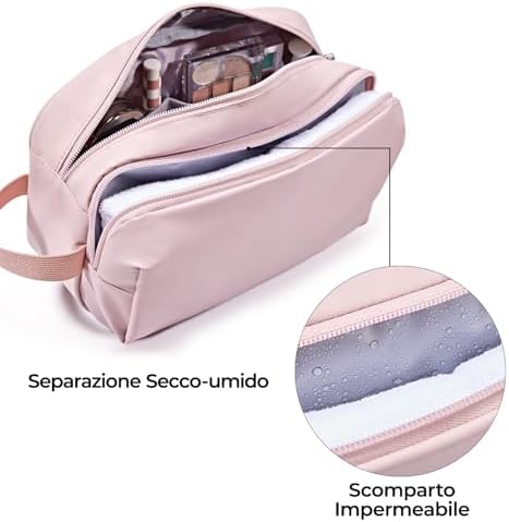 41s2jkvfrrl. ac 1.jpg Bagsmart Wasserkräfte widerstehende Reisekulturtasche für Männer