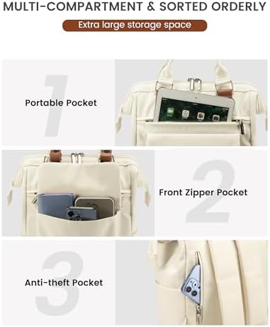 41sowss7ppl. ac .jpg LOVEVOOK Damen Wasserdicht Schulrucksack Schwarzujetzt shoppen! OEKO-TEX STANDARD 100