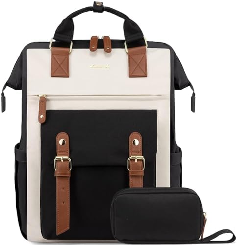 41tkolyrikl. ac .jpg LOVEVOOK Damen Wasserdicht Schulrucksack Schwarzujetzt shoppen! OEKO-TEX STANDARD 100