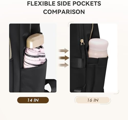 41uvtxc4npl. ac .jpg GOLF QUALITY Damen Schultasche Laptop Rucksack 14 Zoll für Schule und Arbeit mit>Notebookfach 11.3 L Reisegeeignet