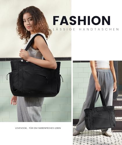 41upnwizful. ac .jpg LOVEVOOK Große Arbeitstasche für Damen mit Laptoptasche und Bürotasche OEKO-TEX STANDARD 100 Reise-Re Modelo LOVEVOOK Le