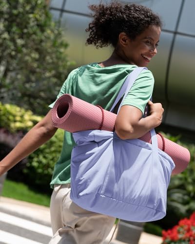 41xdhwfnk3l. ac .jpg Bagsmart Damen Wasserdichte Einkaufstasche für Arbeit und Reisen mit vielen Taschen