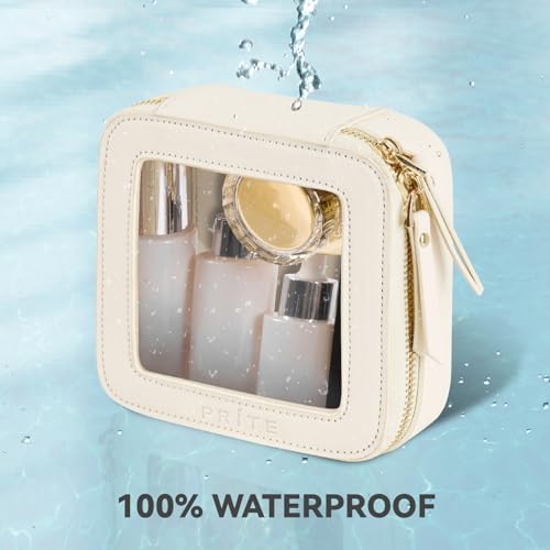 41xnomfj3l. ac .jpg Prite Transparent Kosmetiktasche Durchsichtig Kulturtasche Damen Reise Organizer Wasserdicht Auto Organizer