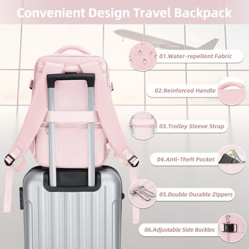 41xp9mzz41l. ac .jpg Cmezevi Reiserucksack 20L für Business und Reisen - Beige