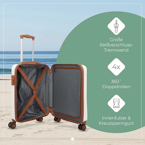 41y1a1jw6fl. ac .jpg Travelite Beautycase Hartschale Handgepäck, 36 cm, 17 Liter - Kosmetikkoffer mit Organizer- und Aufsteckfunktion für Rei