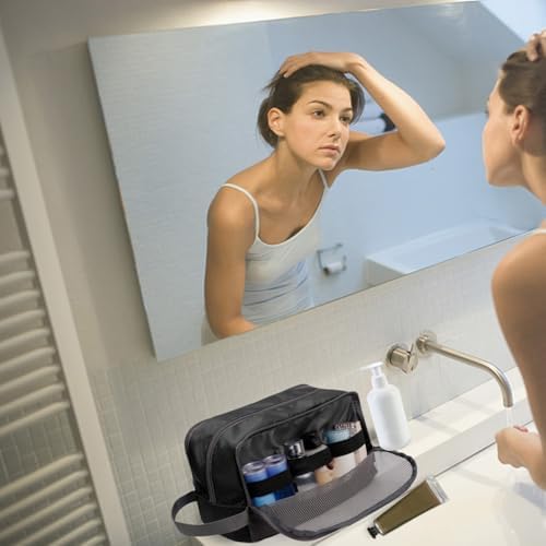 41ylpes3b8l. ac .jpg WANDF Kulturbeutel Damen Reise Kulturbeutel Toilettenorganizer Kulturbeutel Kosmetiktasche