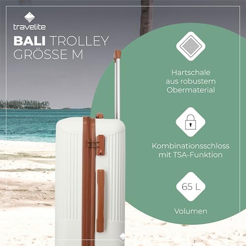 41ycxruq3al. ac .jpg Travelite Beautycase Hartschale Handgepäck, 36 cm, 17 Liter - Kosmetikkoffer mit Organizer- und Aufsteckfunktion für Rei