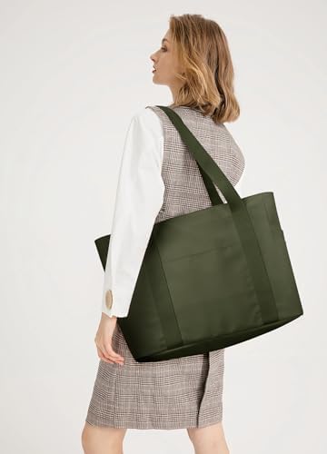 41yvkpllyl. ac .jpg KALIDI FANCY FOREST Groß Mit 15,6 Zoll Laptopfach Handtasche FüR Arbeit Uni Reisen