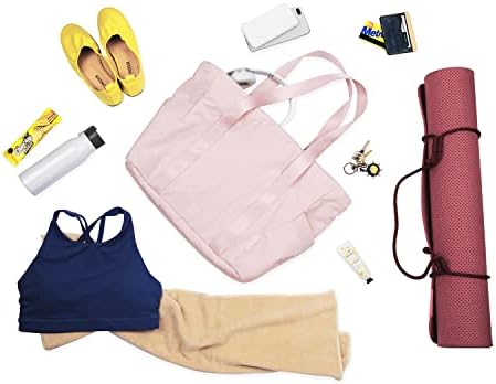 41z axgvmyl. ac .jpg Bagsmart Damen Wasserdichte Einkaufstasche für Arbeit und Reisen mit vielen Taschen