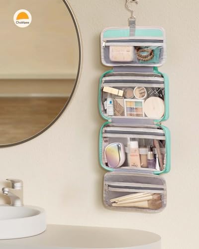 41zu0 dkizl. ac .jpg Chakipee Wasserdichte Reisekulturbeutel zum Aufhängen für Damen – Leichte Waschtasche mit Klarfenster, Ideal für Make-up