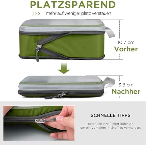 41bd5rqa0ql. ac .jpg Cipway Kompression Koffer Organizer Set für Reiseorganizer