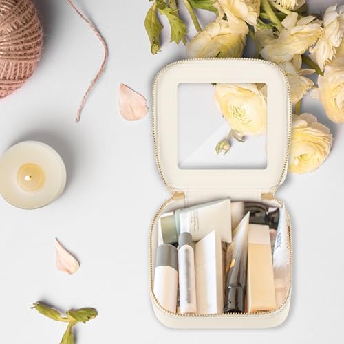 41bhjsgjg3l. ac .jpg Prite Transparent Kosmetiktasche Durchsichtig Kulturtasche Damen Reise Organizer Wasserdicht Auto Organizer