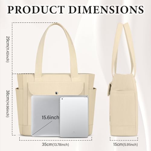 41c59fhhhql. ac .jpg IGOLUMON Handtaschen Damen mit Reißverschluss und Magnetischer Druckknopf für Arbeit und Reisen - Große Tasche zum Trage
