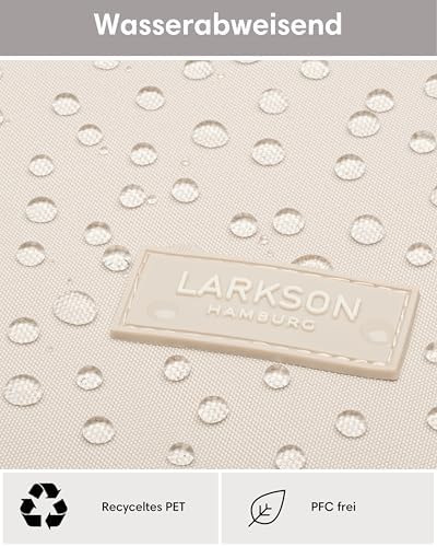 41c5idmjkl. ac .jpg LARKSON Laptop Rucksack Herren & Damen Schwarz - Notebook Backpack für Business- und Reisegebrauch - 16 Zoll Wasserabwei