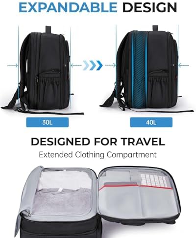 41dqwuzdz8l. ac 1.jpg **Bagsmart Kamerarucksack Wasserdicht zur fotografischen Reise für Fotografen** | **Bagsmart Spiegelreflex Kameratasche