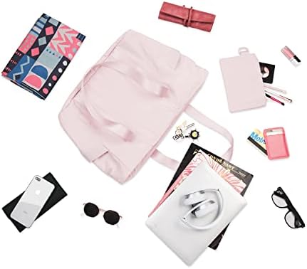 41e ciplql. ac .jpg Bagsmart Damen Wasserdichte Einkaufstasche für Arbeit und Reisen mit vielen Taschen