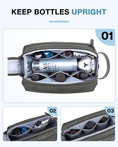 41ezmlt3yl. ac .jpg Bagsmart Kulturbeutel für Herren Reise Kulturtasche Schwarz