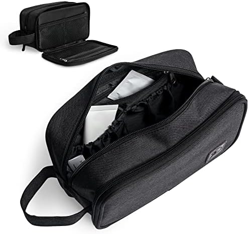 41en23wg4yl. ac 1.jpg Obics Kulturbeutel Gross grau 8L XL - für Herren & Damen - zum Aufhängen & mit Spiegel - 10 Fächer - ideal für Camping &