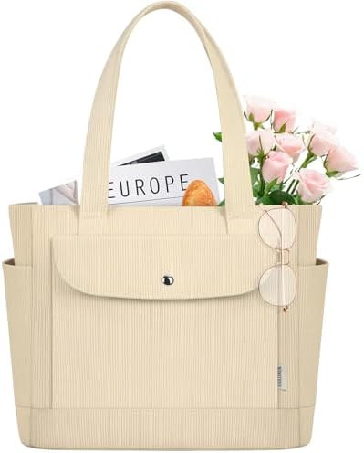 41erjzcsbjl. ac .jpg IGOLUMON Handtaschen Damen mit Reißverschluss und Magnetischer Druckknopf für Arbeit und Reisen - Große Tasche zum Trage