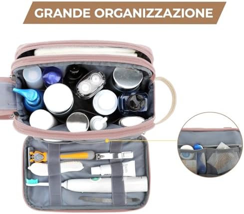 41ewq3aupul. ac 1.jpg Bagsmart Wasserkräfte widerstehende Reisekulturtasche für Männer