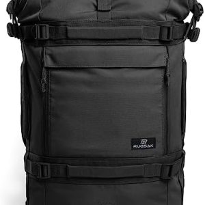 RS RUGSAK Explorer | Großes Waterabweisendes Rolltop Rucksack für Herren & Damen [30-40L] | Laptop-Backpack | Ideal für