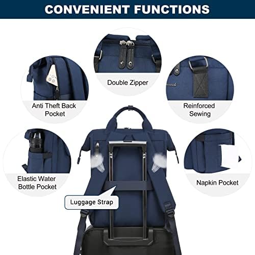 41gj8ekmetl. ac .jpg LOVEVOOK Damen Wasserdicht Schulrucksack Schwarzujetzt shoppen! OEKO-TEX STANDARD 100