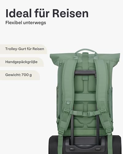 41h5cpws4cl. ac .jpg Johnny Urban Rucksack Damen und Herren - Allen Medium - Wasserabweisend - Mit Laptopfach für Uni, Fahrrad und Business -