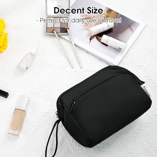 41hrakmfl. ac 1.jpg Narwey Minzgrün Kulturtasche Damen Reise Make-up-Tasche Weit Offene Tasche Kosmetiktasche