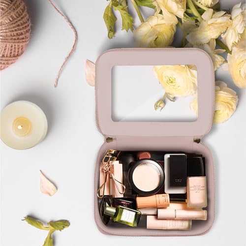 41ibqqvaltl. ac .jpg Prite Transparent Kosmetiktasche Durchsichtig Kulturtasche Damen Reise Organizer Wasserdicht Auto Organizer