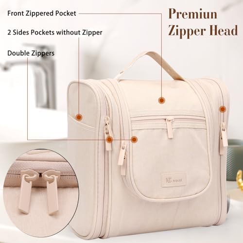 41iesbp6gpl. ac .jpg Skycase Kulturbeutel zum Aufhängen - Reise-Kulturbeutel für Damen mit wasserabweisender Oberfläche und Haken - 7 Organiz