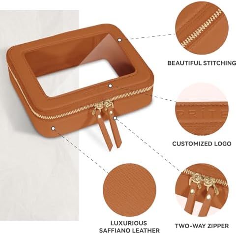 41ink7wwlxl. ac .jpg Prite Transparent Kosmetiktasche Durchsichtig Kulturtasche Damen Reise Organizer Wasserdicht Auto Organizer