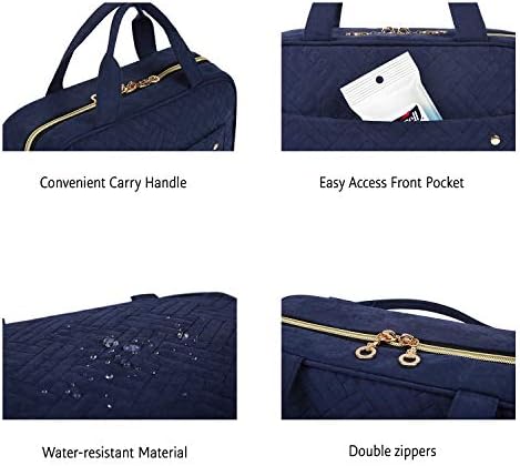 41izsj7pl9l. ac 1.jpg BagSmart Kulturbeutel Damen, Kulturtasche zum Aufhängen, Transparent für Makeup und Toilettenartikel, ideal für Reisen