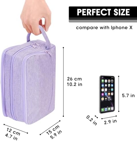 41iq31w0ivl. ac .jpg WANDF Kulturbeutel Damen Reise Kulturbeutel Toilettenorganizer Kulturbeutel Kosmetiktasche