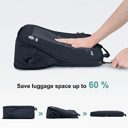 41iqmrwpzal. ac .jpg ECOHUB 5 Teilige Kompression Koffer Organizer Set für Reiseglobalrecyclemax